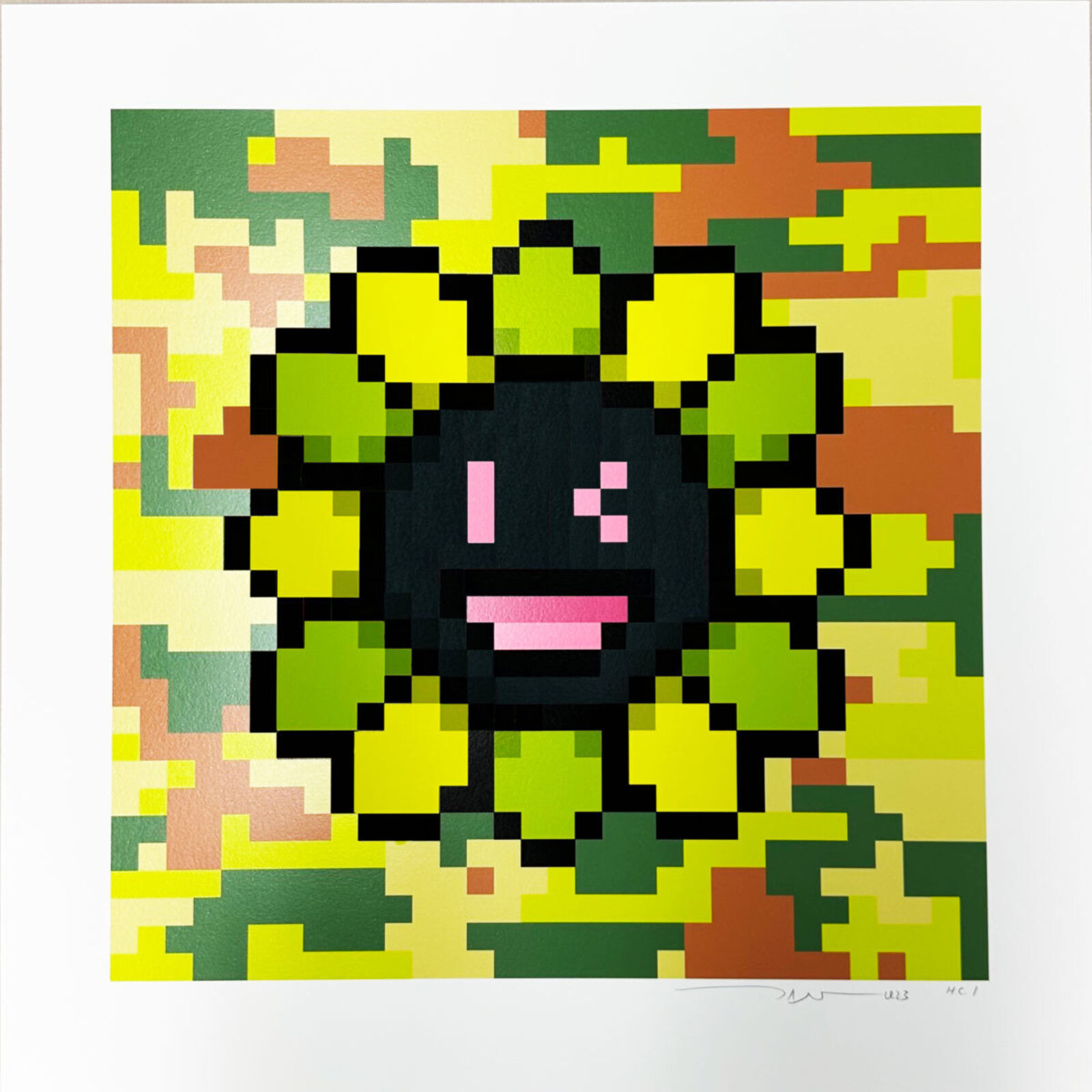 Murakami.Flower #11245 Jungle camouflage