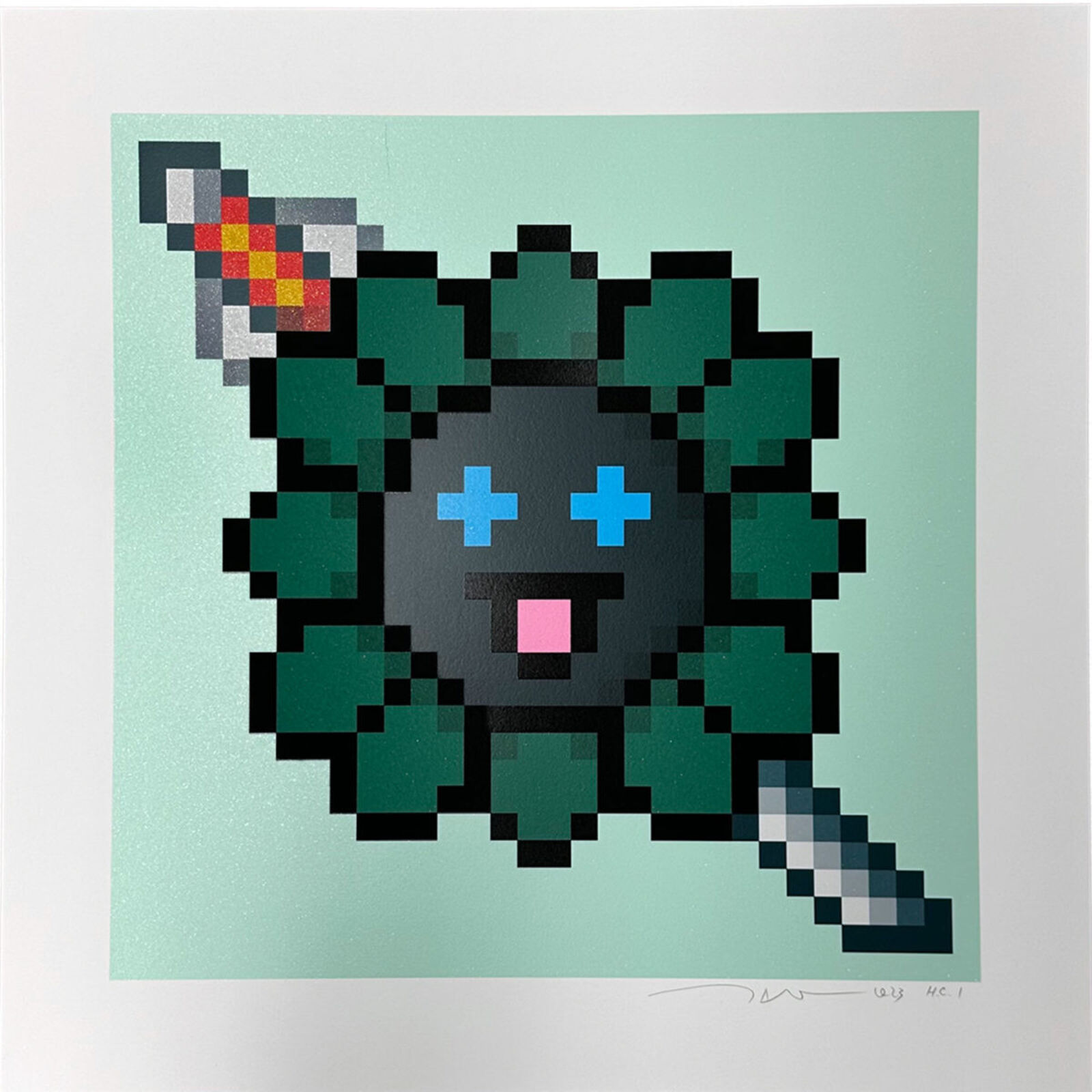 Murakami.Flower #11632 Japanese sword by Takashi Murakami, 2023