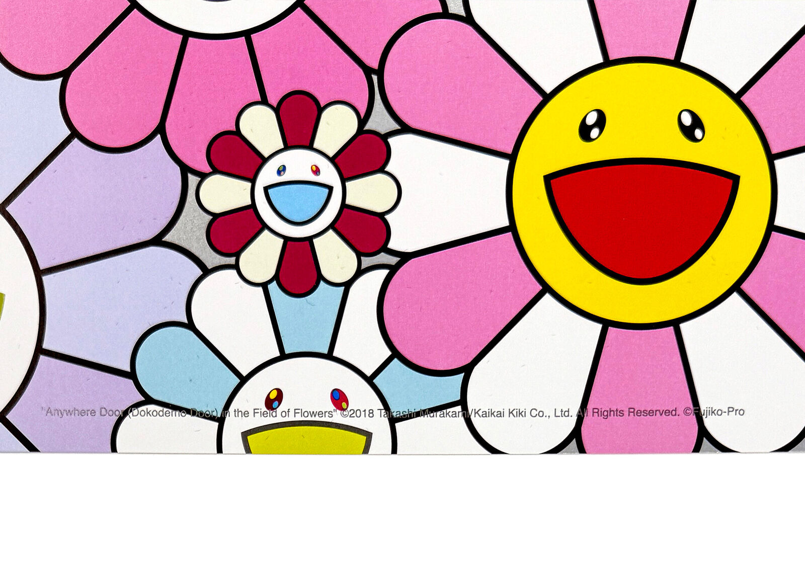 Artwork by Takashi Murakami, Anywhere Door (Dokodemo Door) in the Field of Flowers , Made of Offset lithograph 