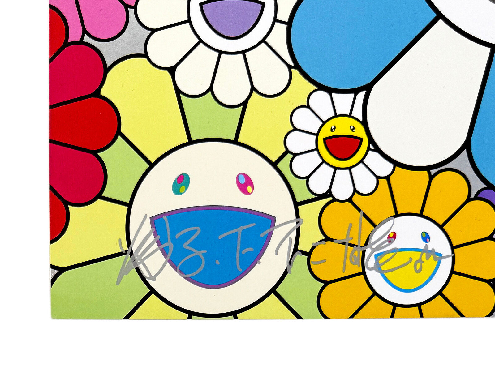 Artwork by Takashi Murakami, Anywhere Door (Dokodemo Door) in the Field of Flowers , Made of Offset lithograph 