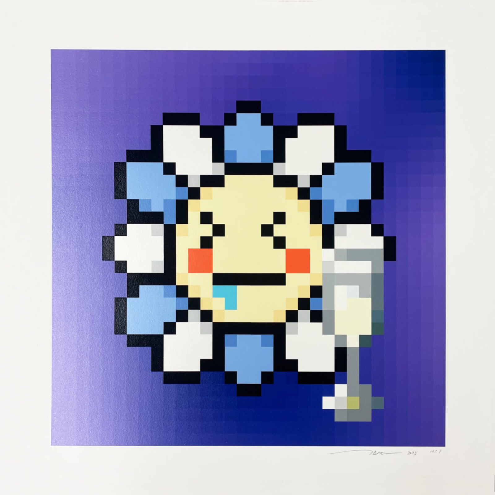 Murakami Flower #3167 Drunk with Champagne