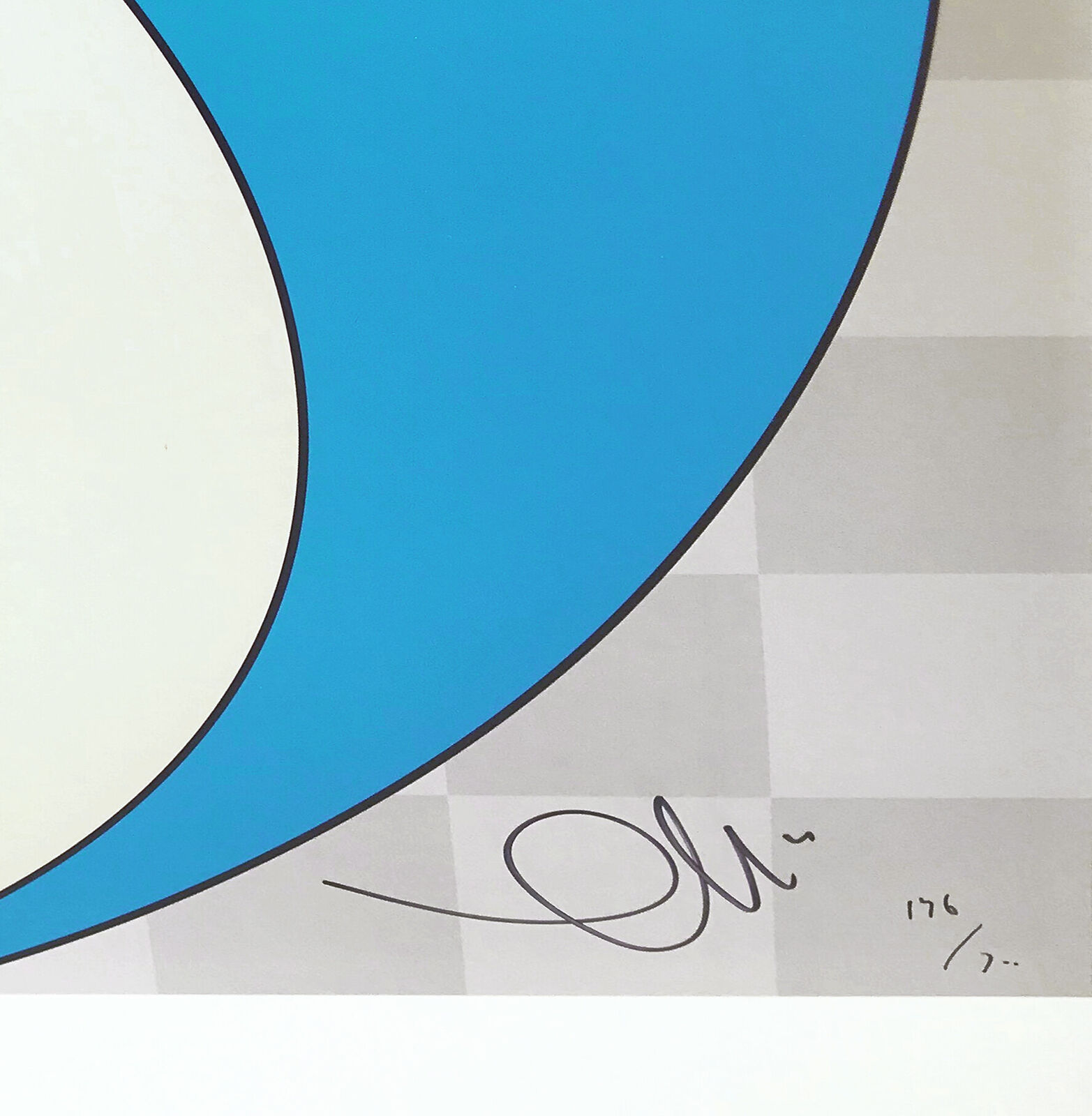Artwork by Takashi Murakami, And Then. . . (Aqua Blue), hand signed lithograph, Made of Offset Lithograph 