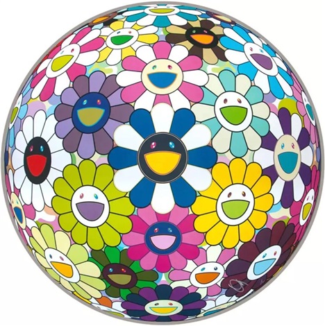 Artwork by Takashi Murakami, Awakening, Made of 4c offset print + foil + high gloss varnishing 