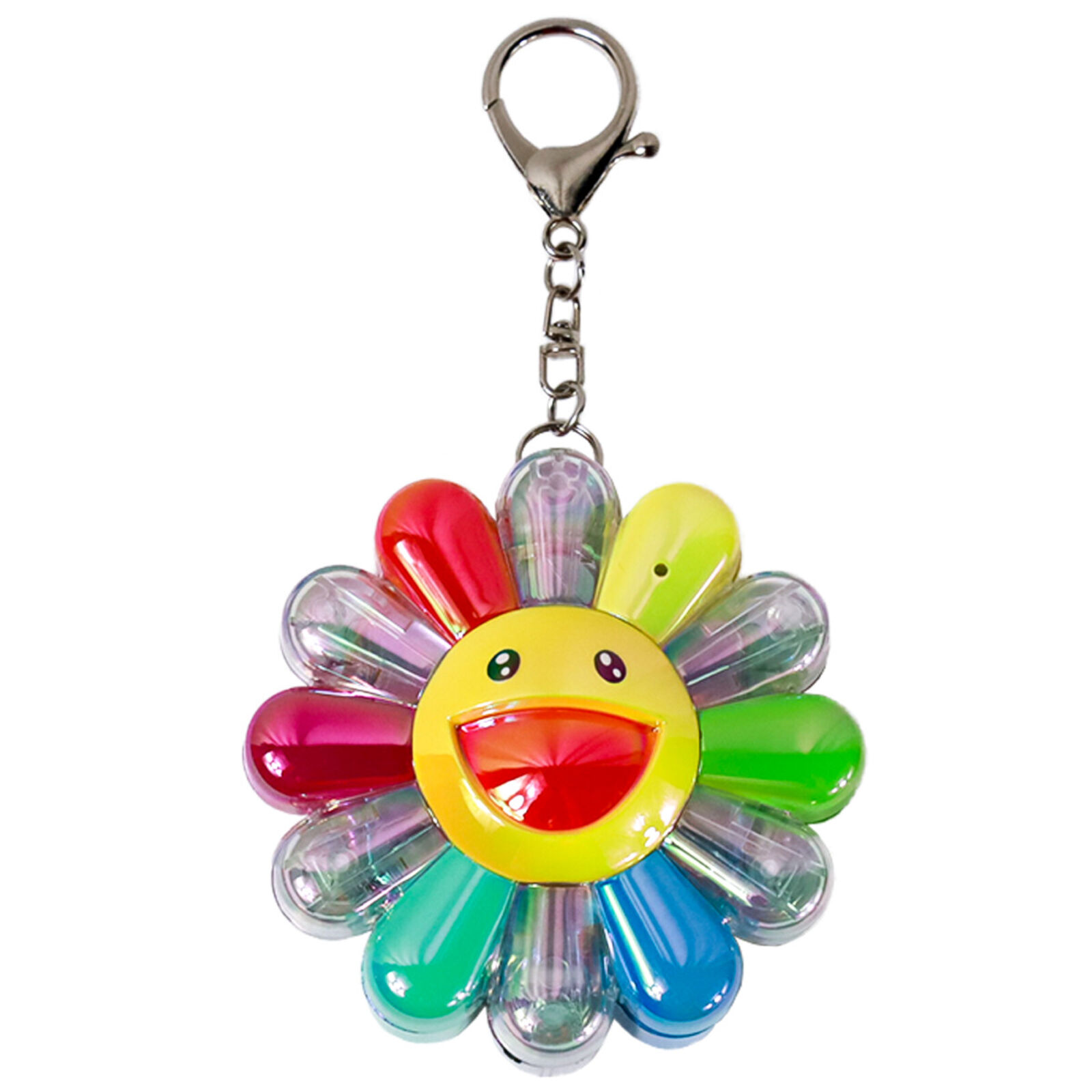 Flower Go Walk Color (Aurora: Multi x White) by Takashi Murakami, 2022