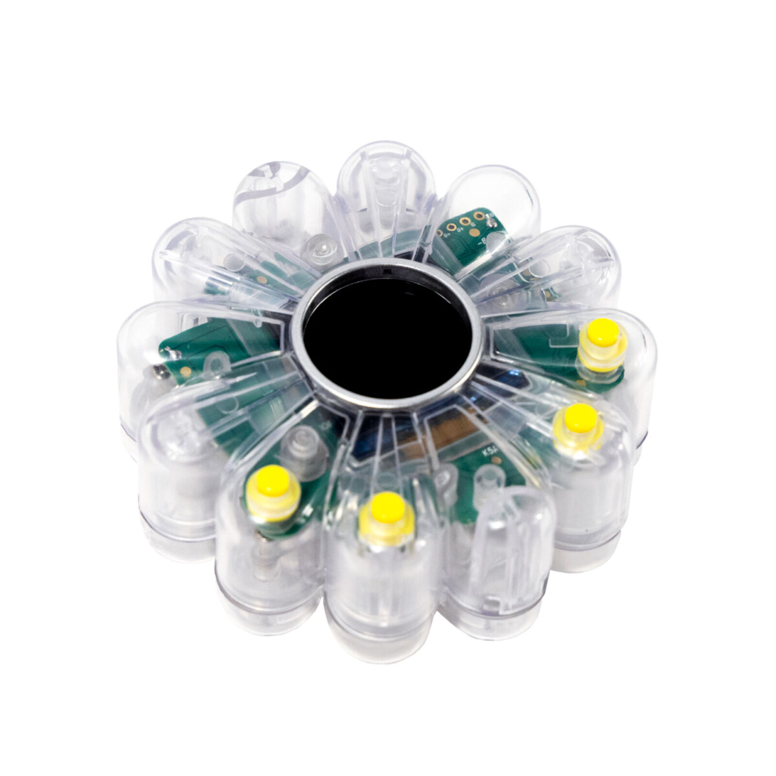 Artwork by Takashi Murakami, Flower Go Walk Color (Clear), Made of ABS, Polycarbonate, Metal 