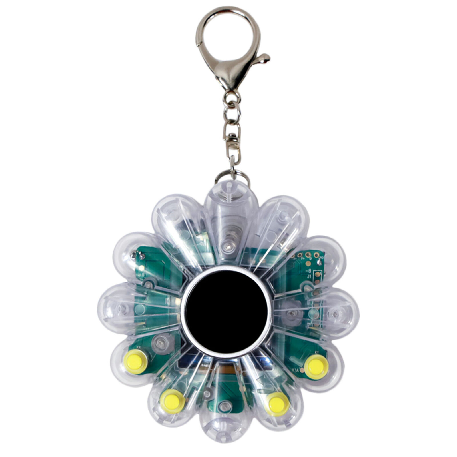 Artwork by Takashi Murakami, Flower Go Walk Color (Clear), Made of ABS, Polycarbonate, Metal 