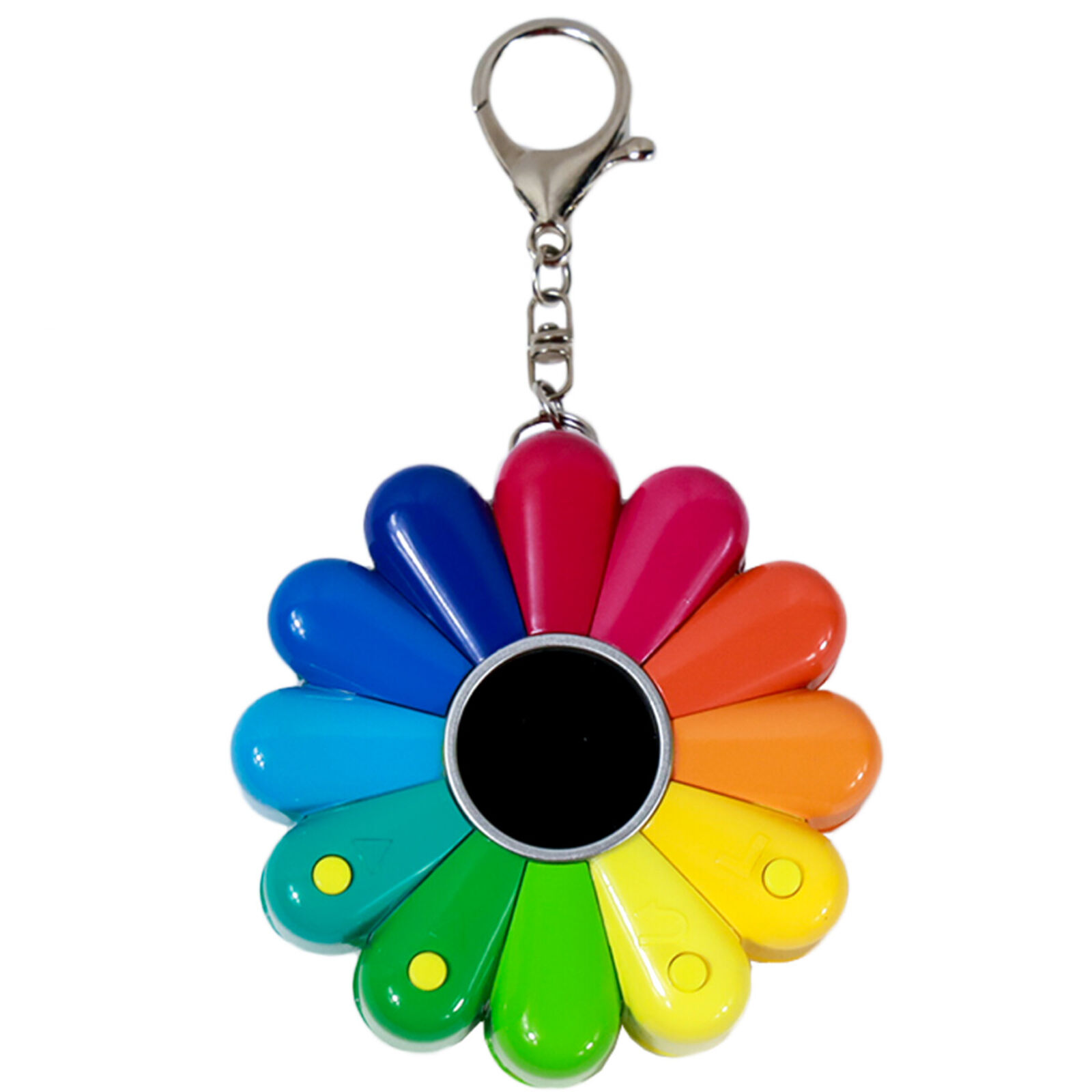 Artwork by Takashi Murakami, Flower Go Walk Color (Rainbow), Made of ABS, Polycarbonate, Metal 