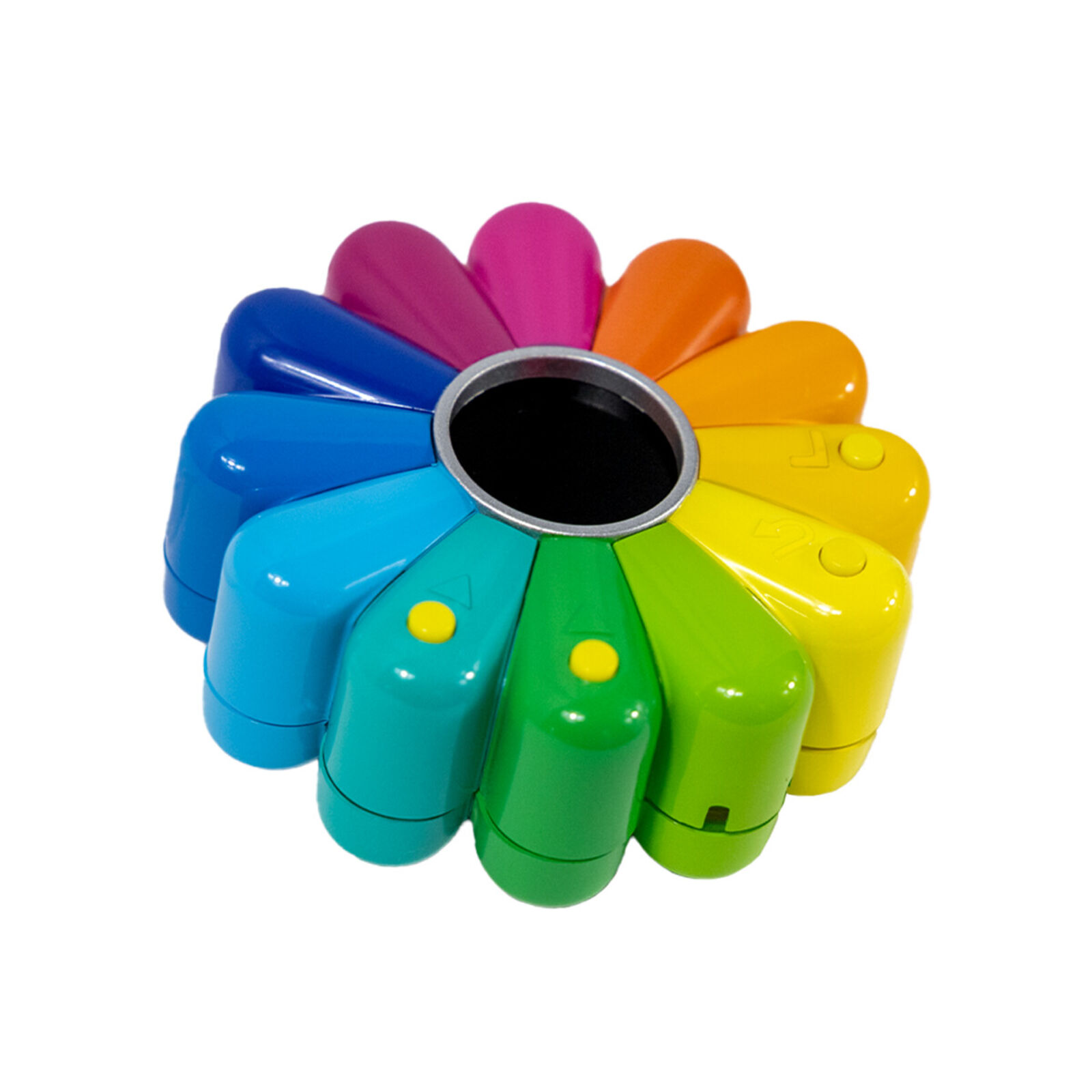 Artwork by Takashi Murakami, Flower Go Walk Color (Rainbow x Clear), Made of ABS, Polycarbonate, Metal 