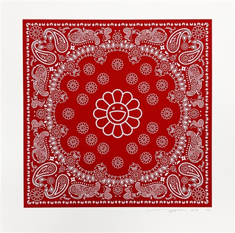 Artwork by Takashi Murakami, Flower Paisley, Made of Silkscreen 