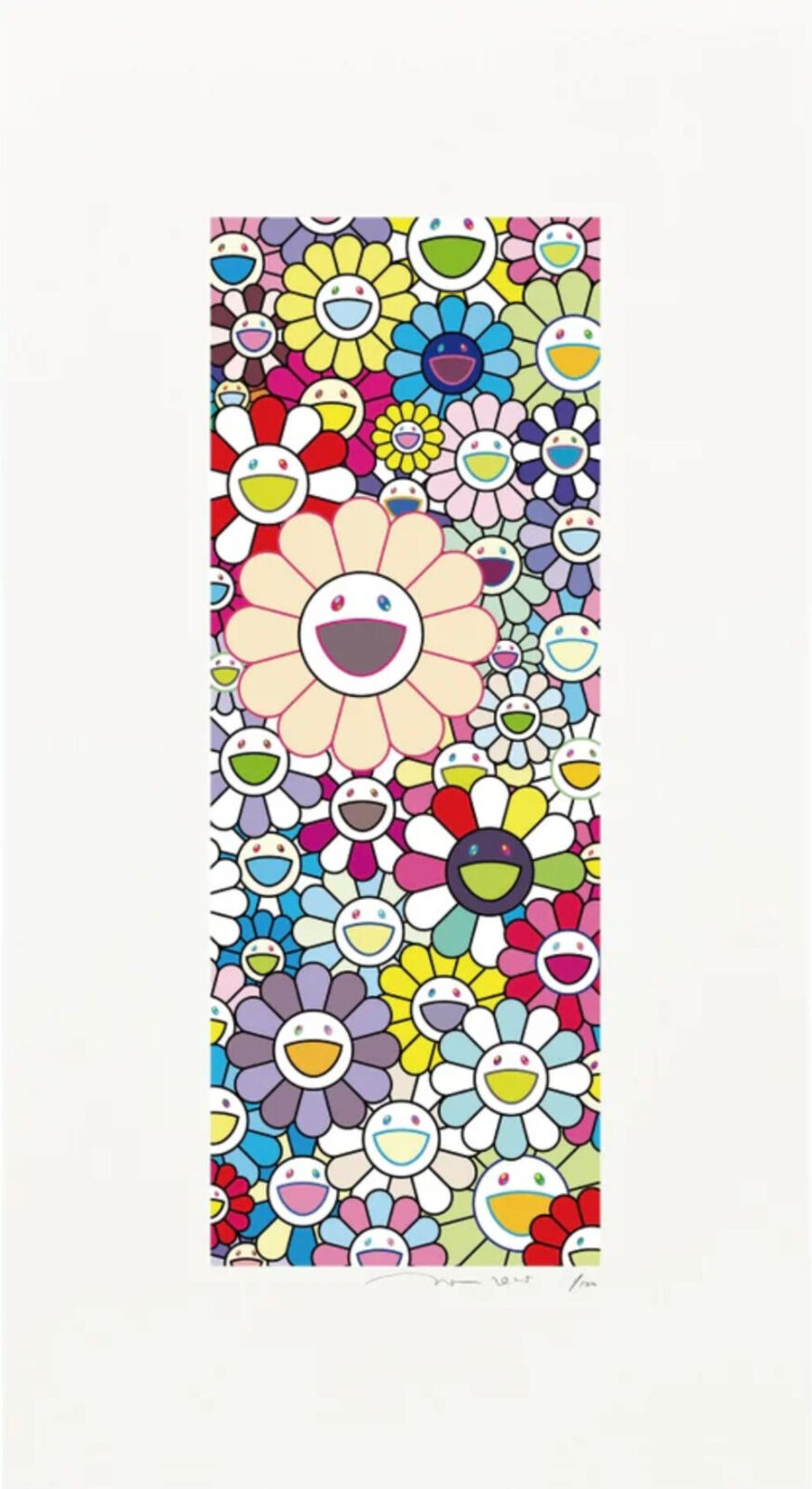 takashi murakami, 'flower power', 2018