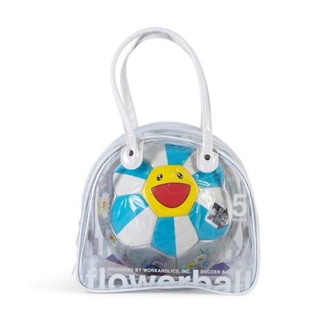 Artwork by Takashi Murakami, Flowerball (Soccer Ball), Made of Offset lithograph on soccer ball with vinyl bag 