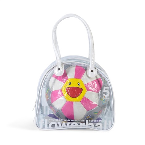 Artwork by Takashi Murakami, Flowerball (Soccer Ball), Made of Offset lithograph on soccer ball with vinyl bag 