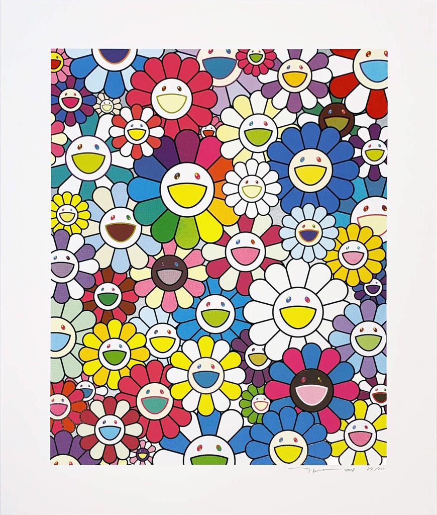 Flowers on the Island Closest to Heaven by Takashi Murakami, 2018
