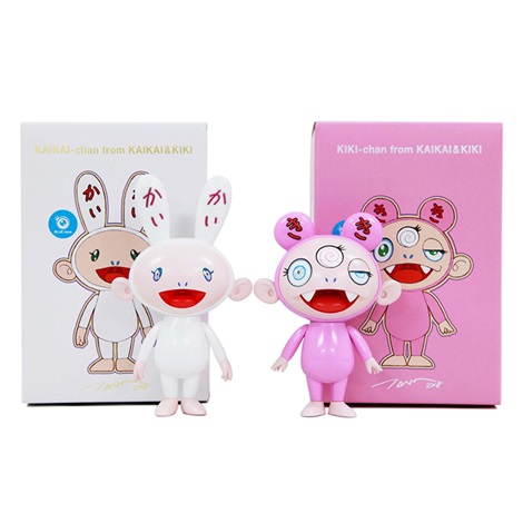 Artwork by Takashi Murakami, Kaikai & Kiki BLUE eyes ver., Made of Soft Vinyl 