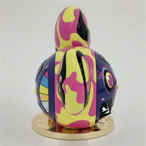 Artwork by Takashi Murakami, Melting DOB (Strange Pinky), Made of Painted Cast Vinyl 