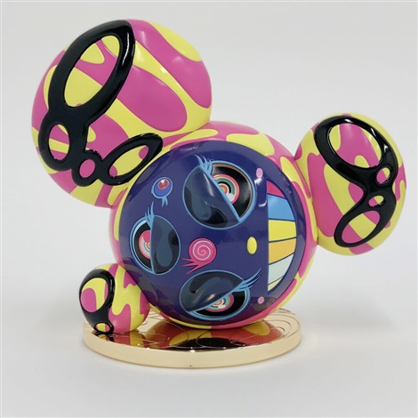 Artwork by Takashi Murakami, Melting DOB (Strange Pinky), Made of Painted Cast Vinyl 