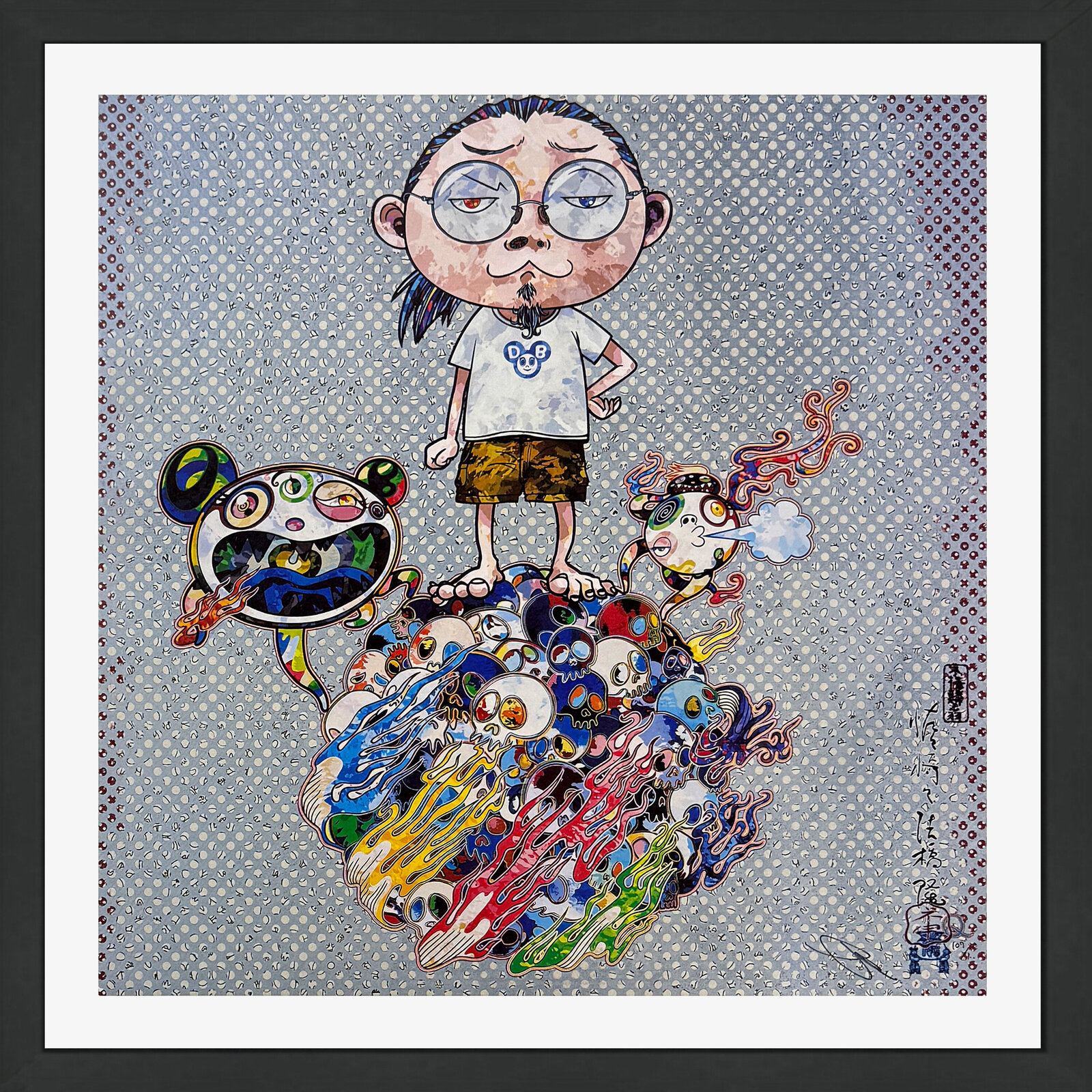 Mr. Dob Comes To Play His Flute by Takashi Murakami, 2013