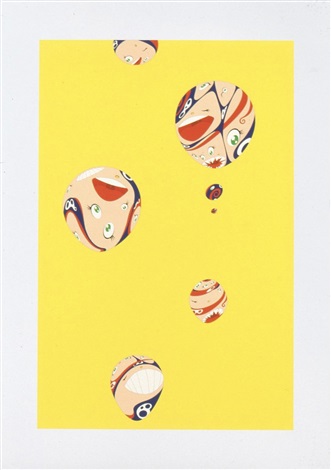 Artwork by Takashi Murakami, Puka Puka, Made of Screenprint in colors on paper 