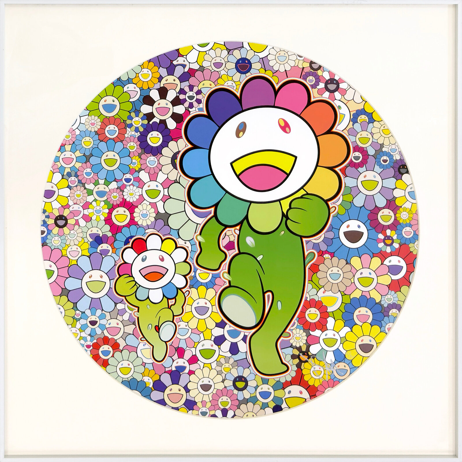 Rum Pum Pum In A Field Of Flowers! by Takashi Murakami, 2021