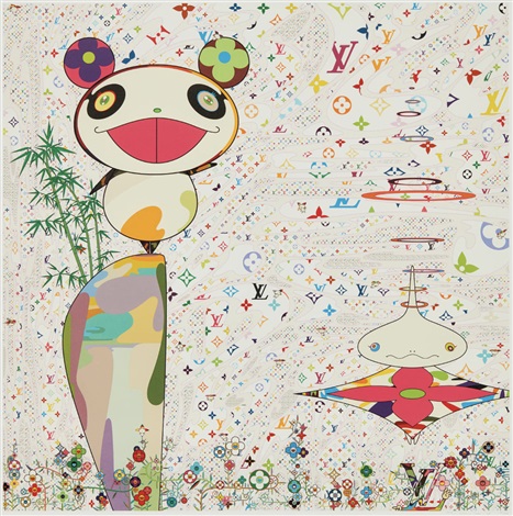 Artwork by Takashi Murakami, SUPERFLAT Monogram: Panda & His Friends, Made of Silkscreen 
