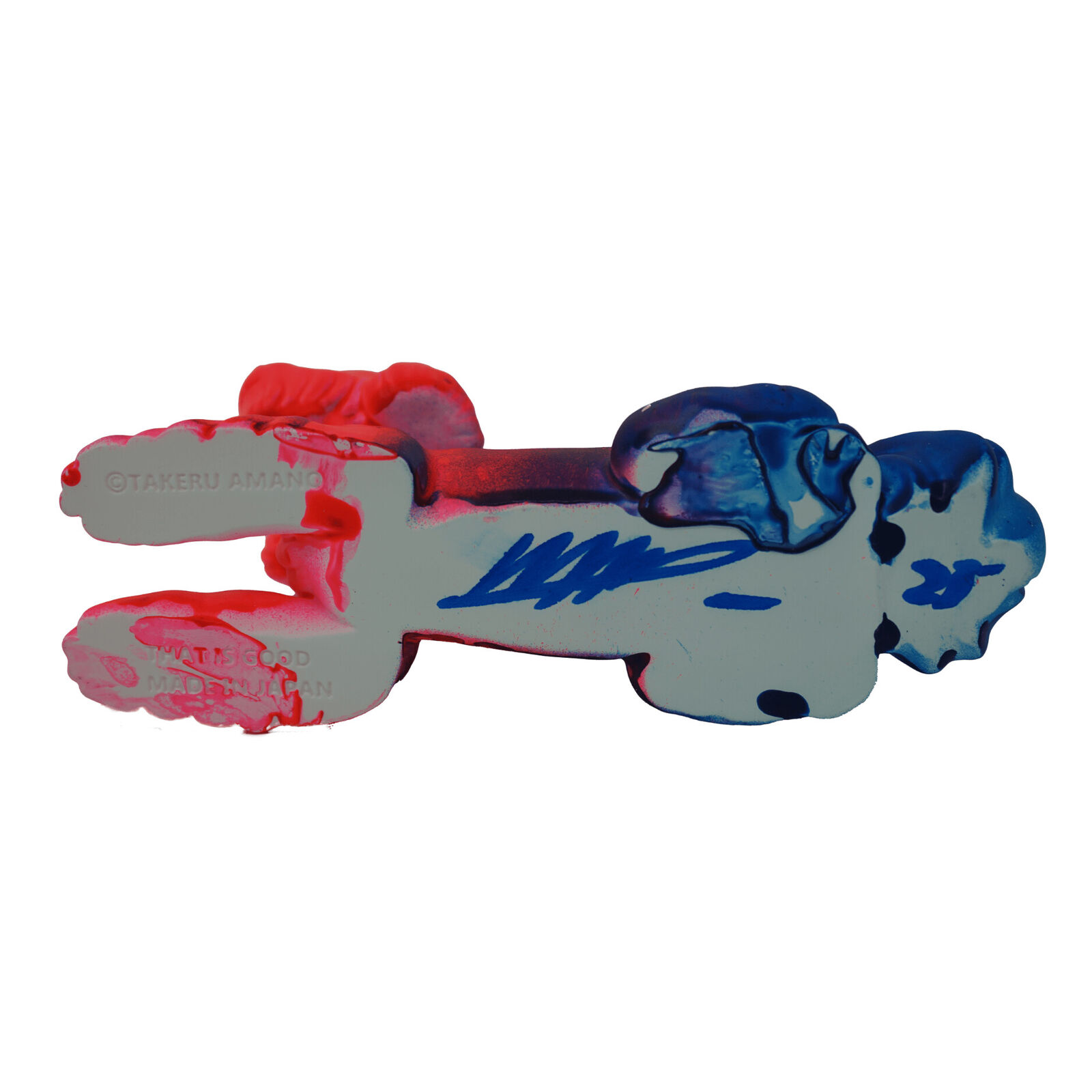 Artwork by Takeru Amano, Spacedog Sun, Made of PVC, acrylic paint and spray 