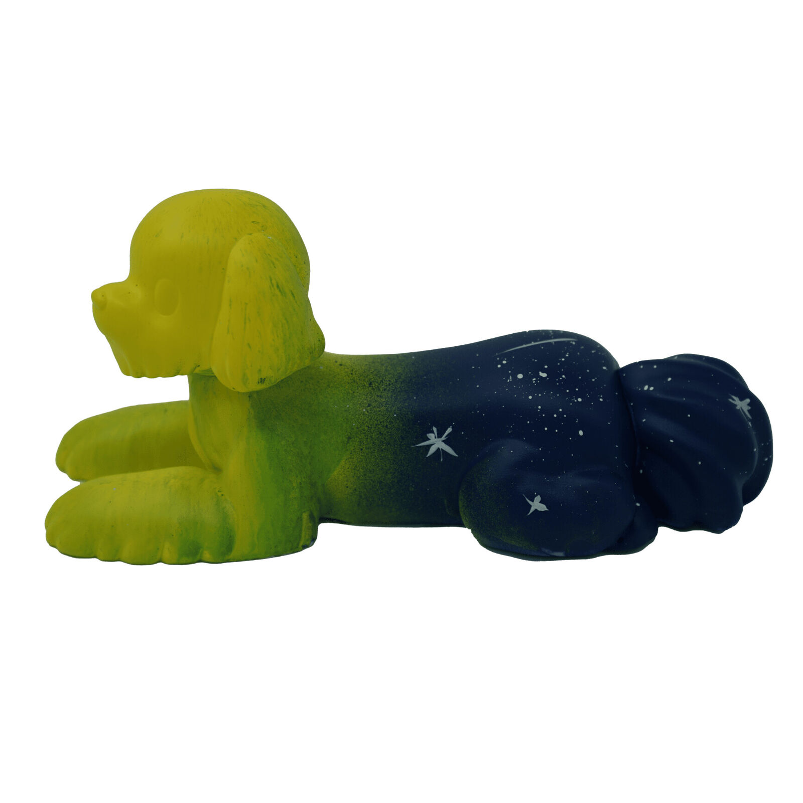 Artwork by Takeru Amano, Spacedog Venus, Made of PVC, acrylic paint and spray 