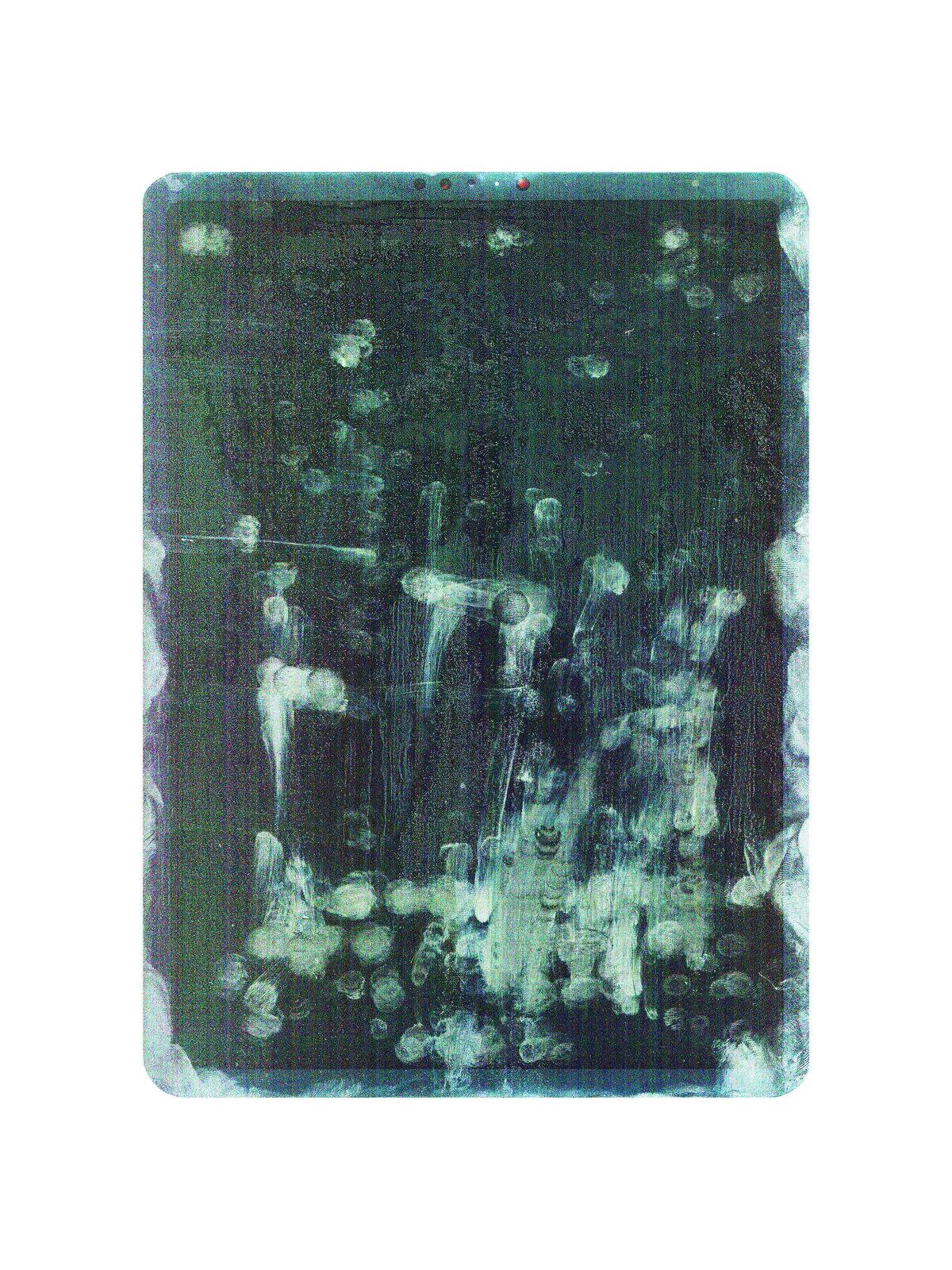 Touching, Traces: 2020-05-14, Instagram Live, Email, News, Facebook by Tamiko Thiel, 2020