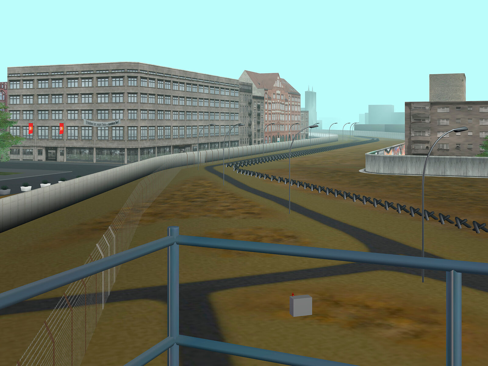 Virtual Berlin Wall by Tamiko Thiel, 2021