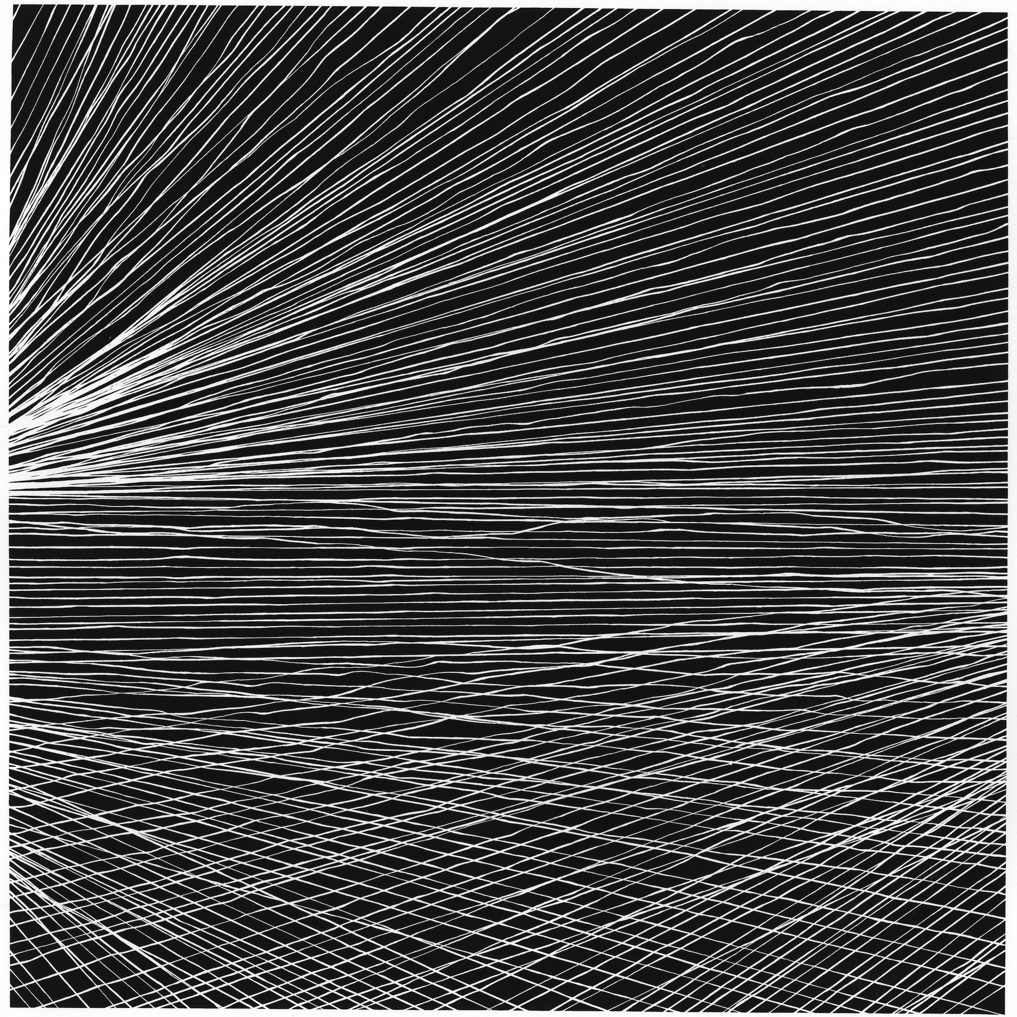 Artwork by Tenesh Webber, Fall, Made of Black and white photogram 