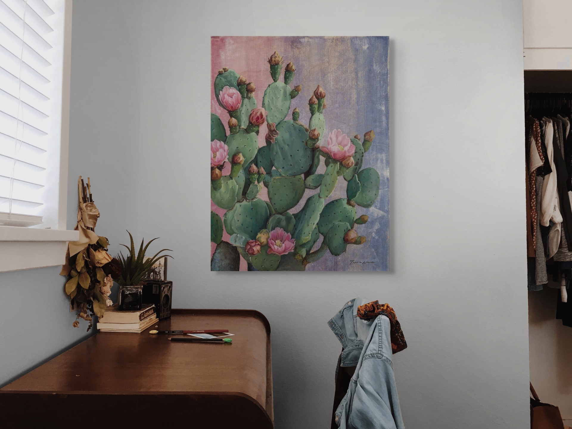Prickly Pear in Flower