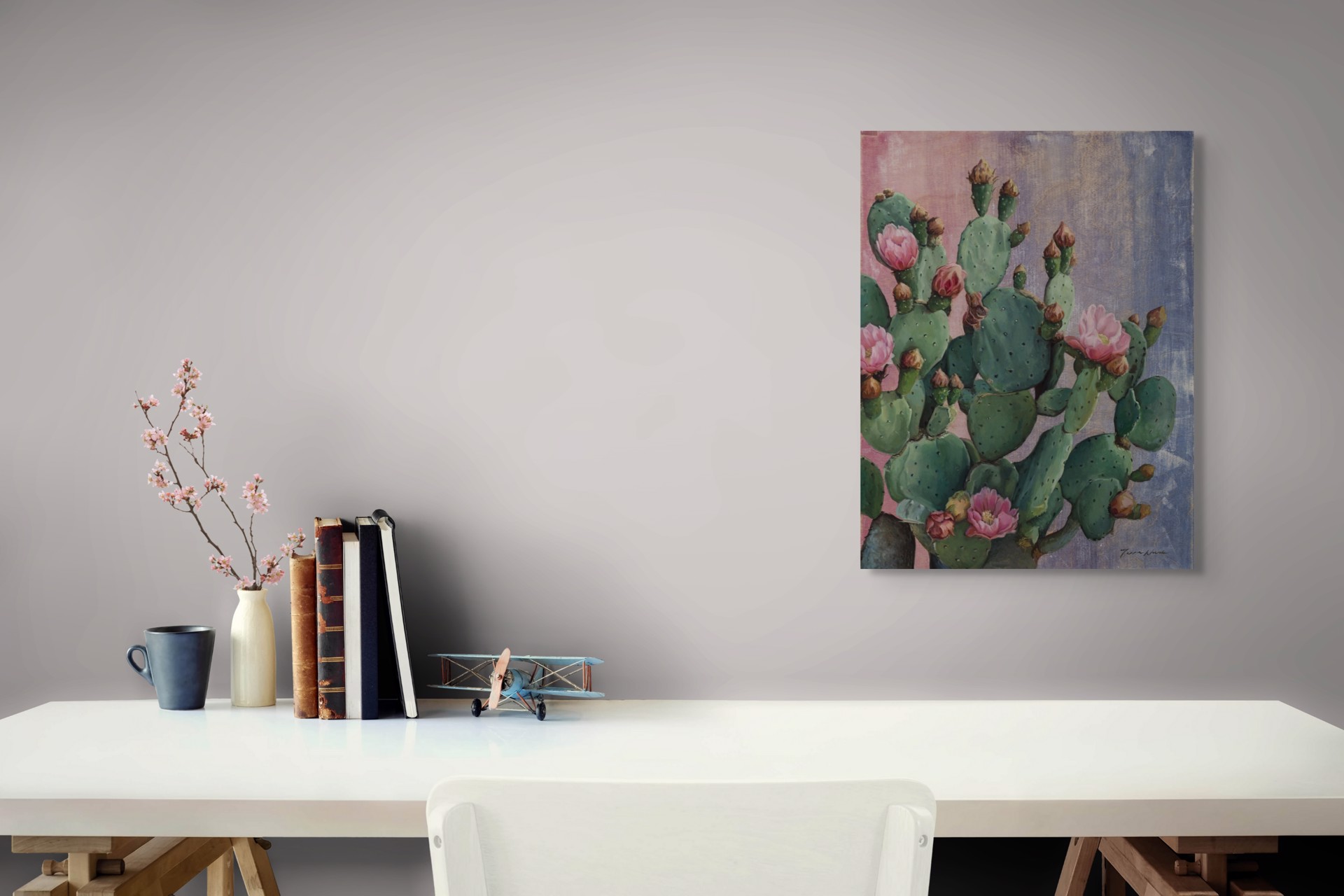 Prickly Pear in Flower