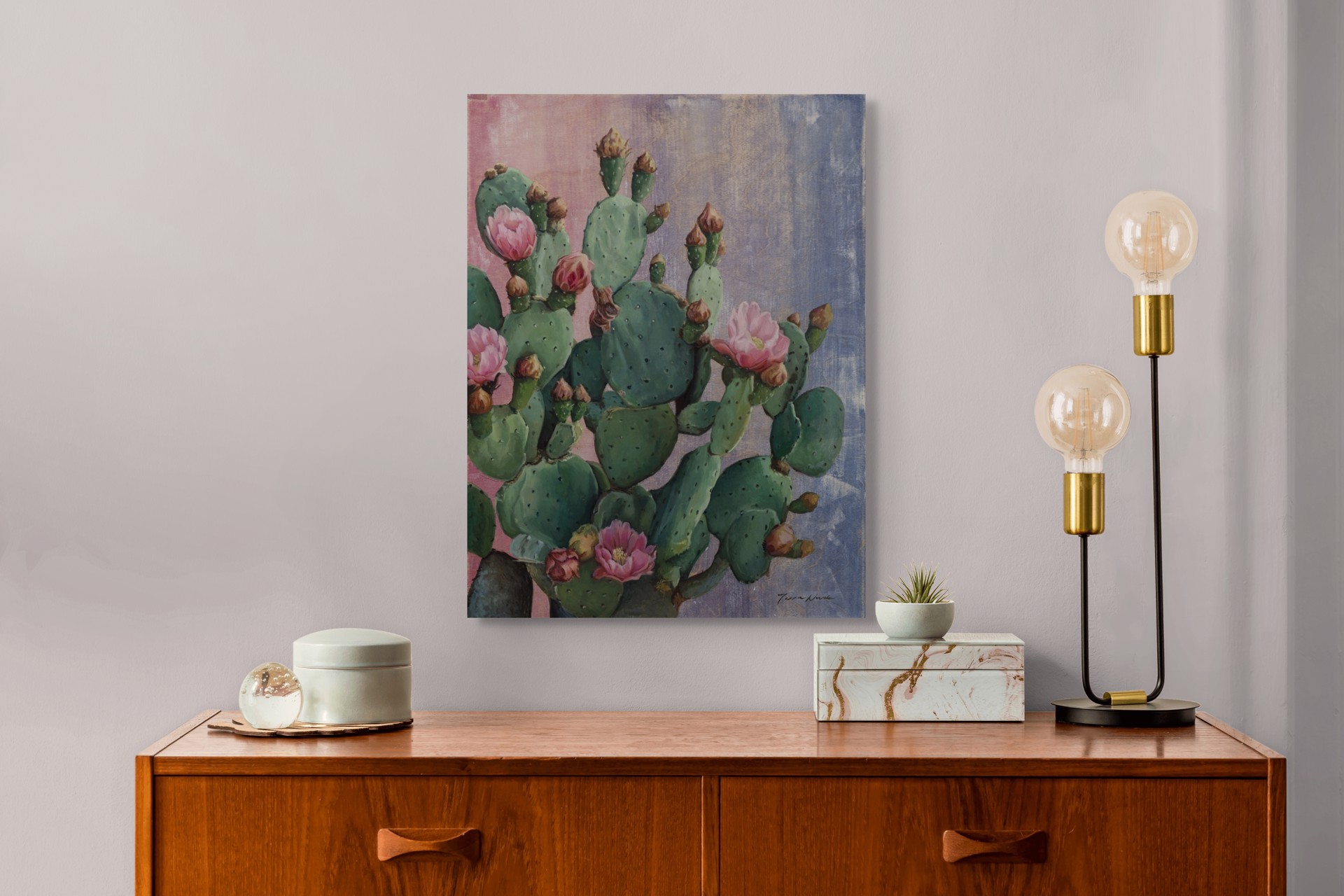 Prickly Pear in Flower