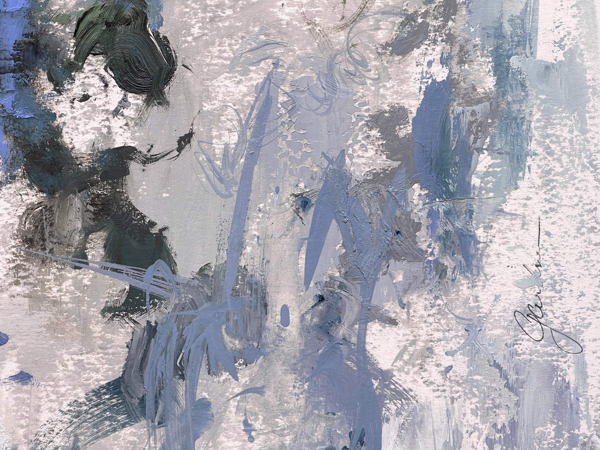 A painting of a tree on a white background.