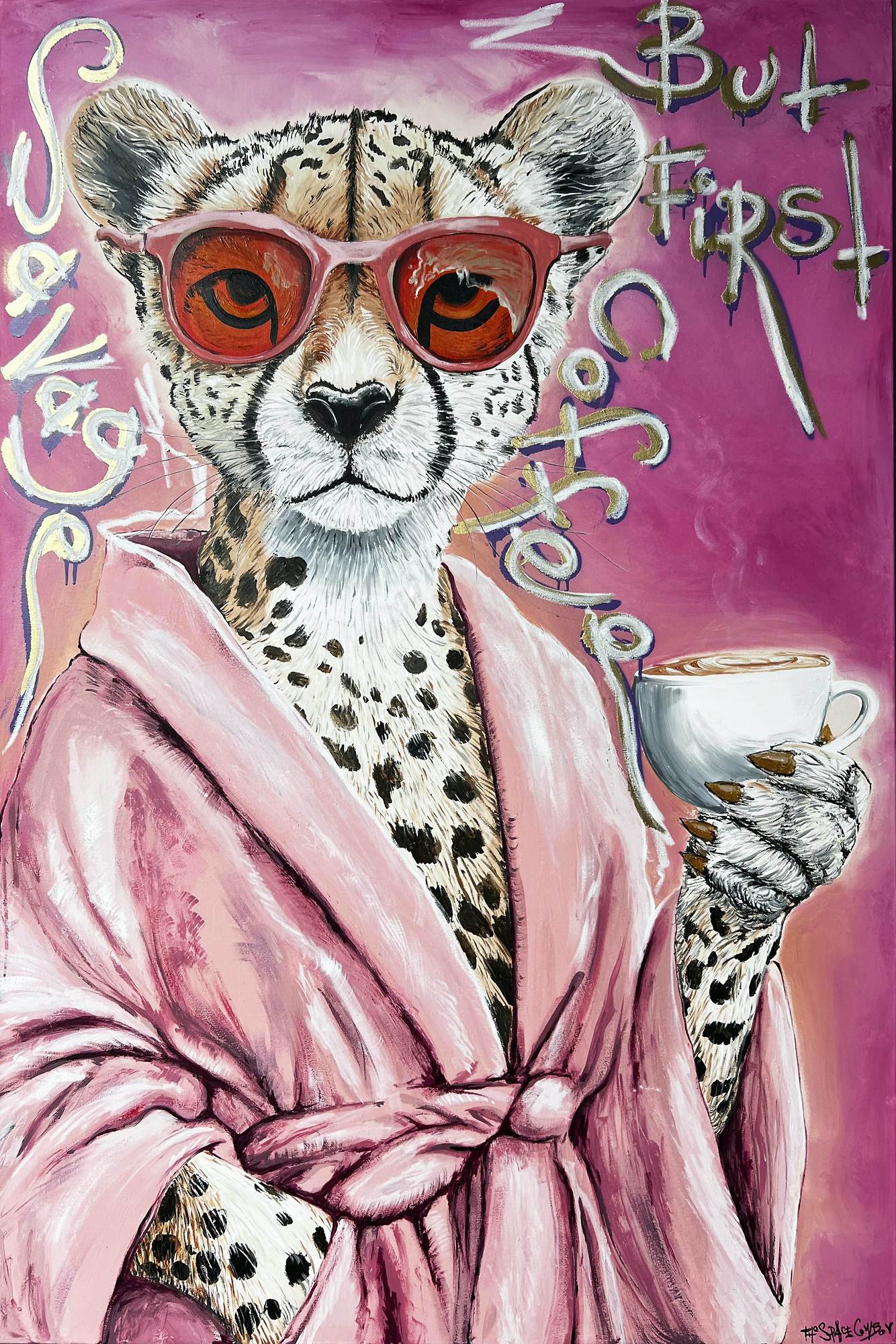 Savage But First Coffee by The Space Cowboy, 2025