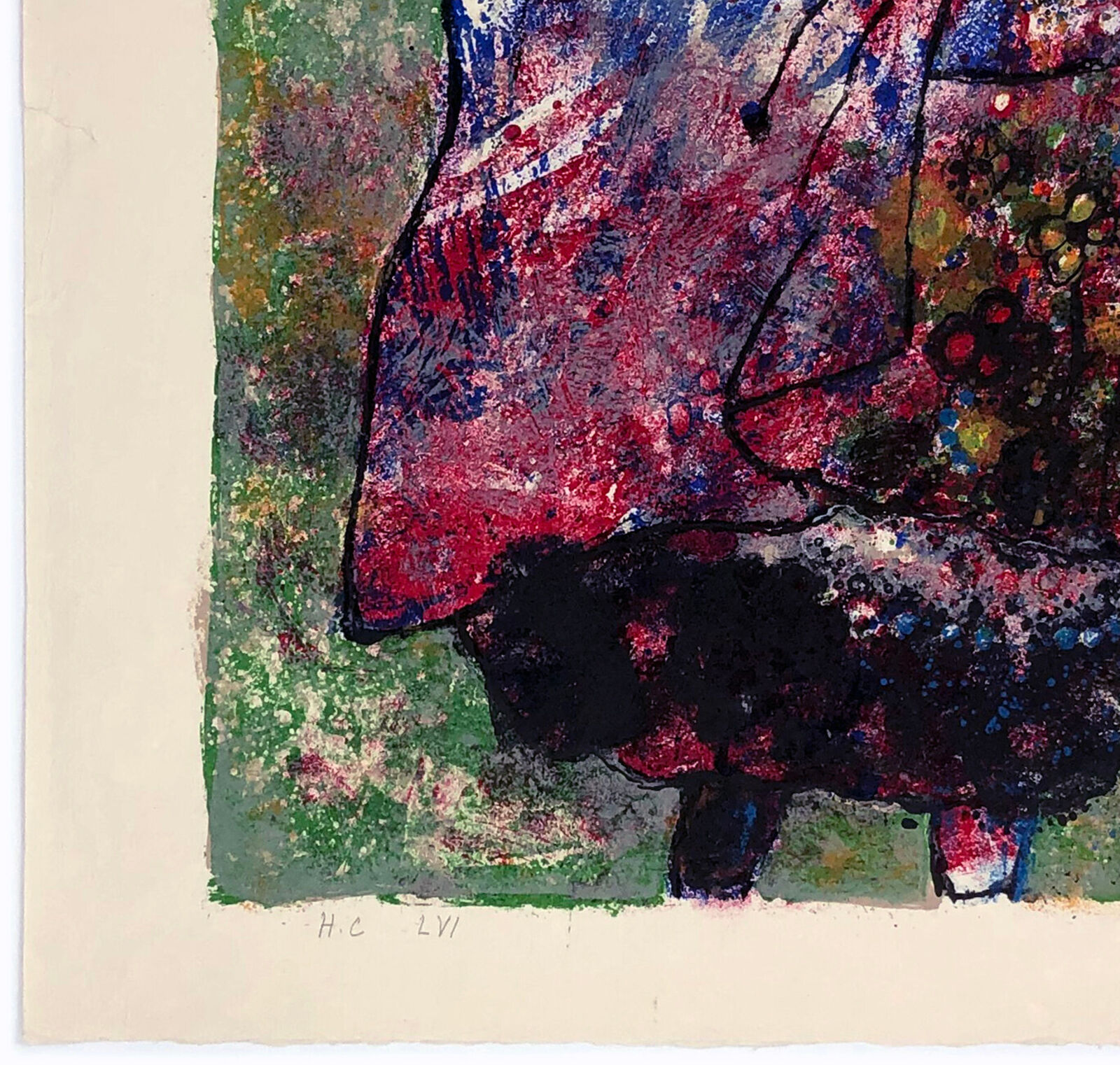 Artwork by Théo Tobiasse, Untitled, from The Song of Songs of King Solomon (hand signed lithograph), Made of Lithograph 