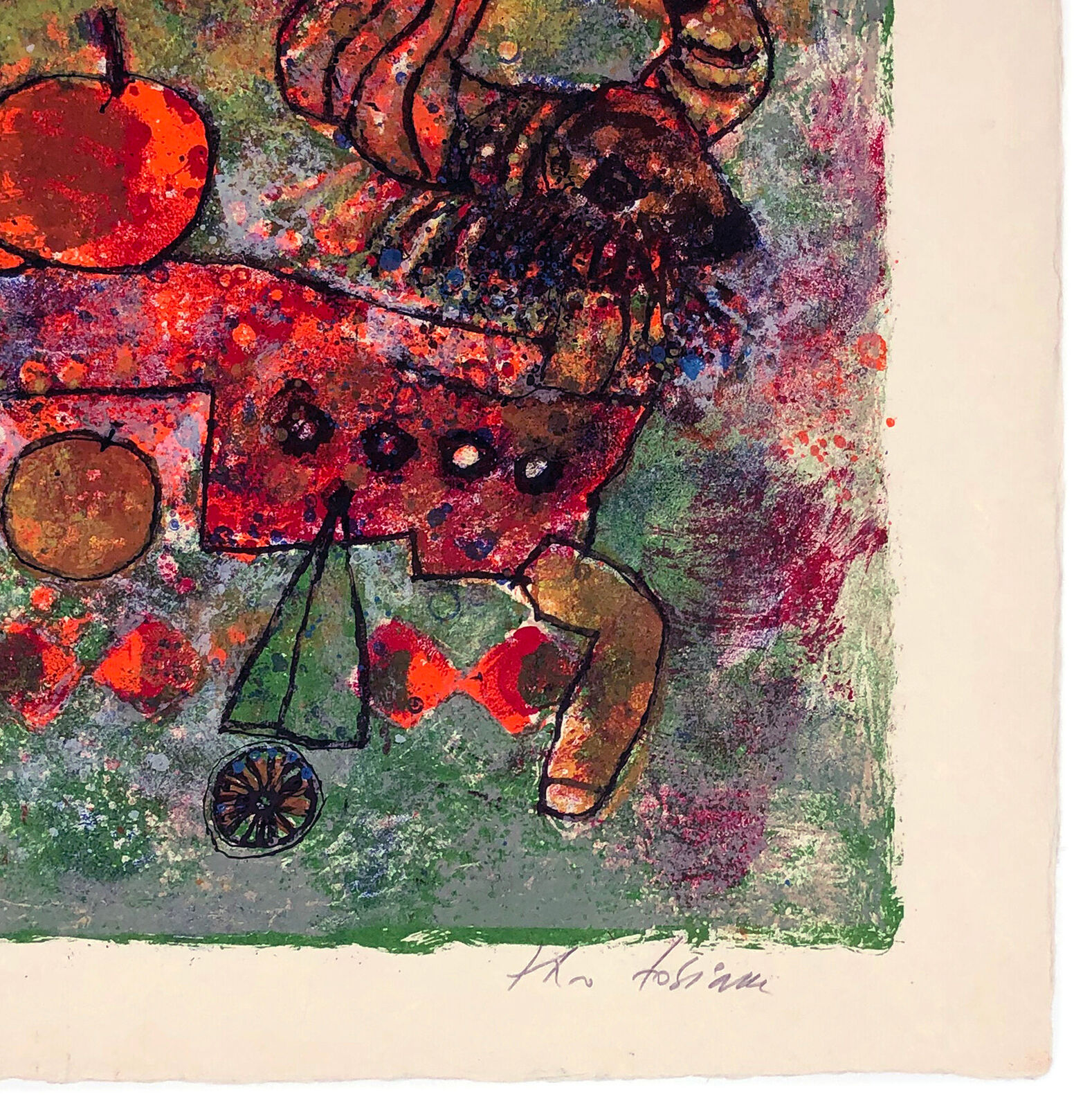 Artwork by Théo Tobiasse, Untitled, from The Song of Songs of King Solomon (hand signed lithograph), Made of Lithograph 
