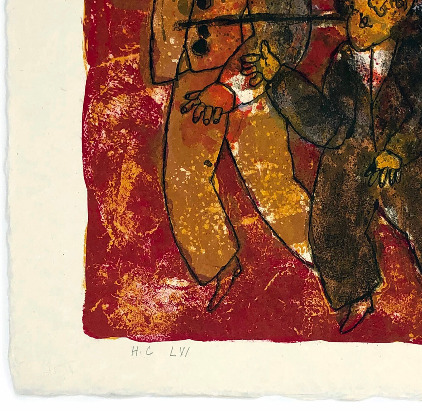 Artwork by Théo Tobiasse, Untitled, from The Song of Songs of King Solomon (hand signed lithograph), Made of Lithograph 