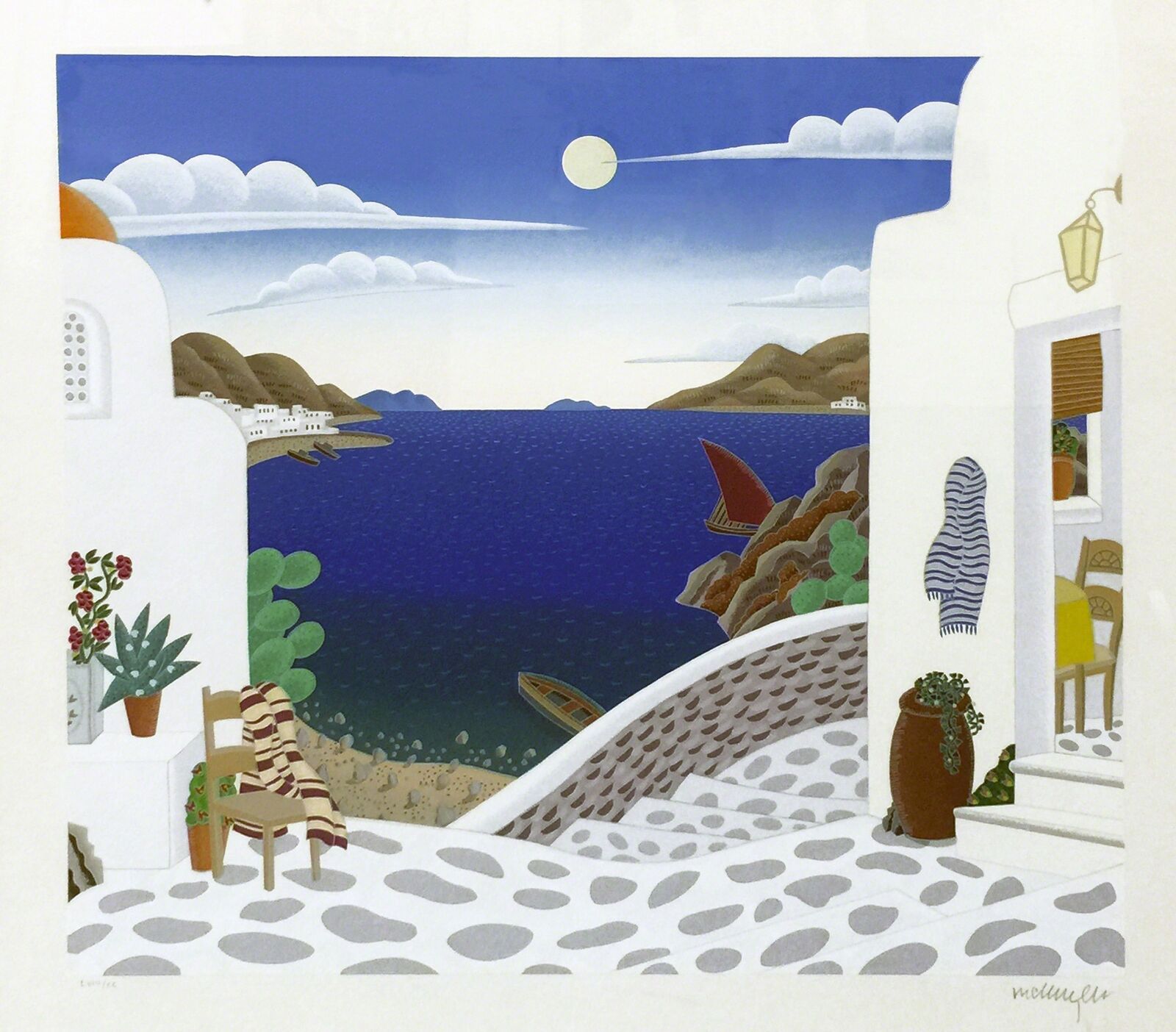 AEGEAN COVE by Thomas McKnight, 1991