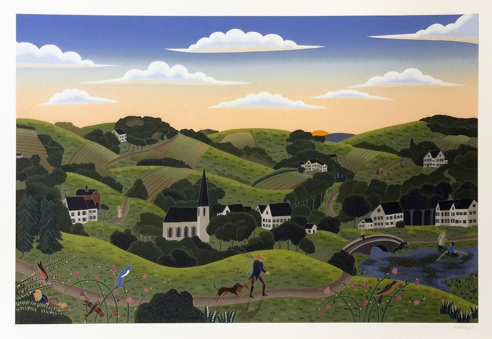 COLONIAL VALLEY by Thomas McKnight, 1990