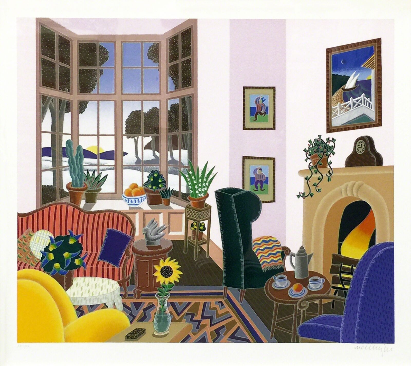 Artwork by Thomas McKnight, CONCORD, Made of Serigraph 