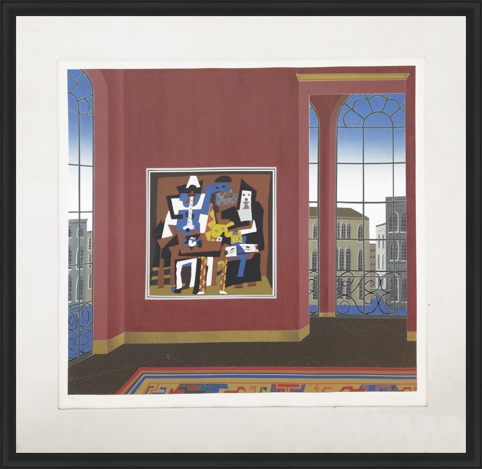 PICASSO IN VENICE by Thomas McKnight, 1982
