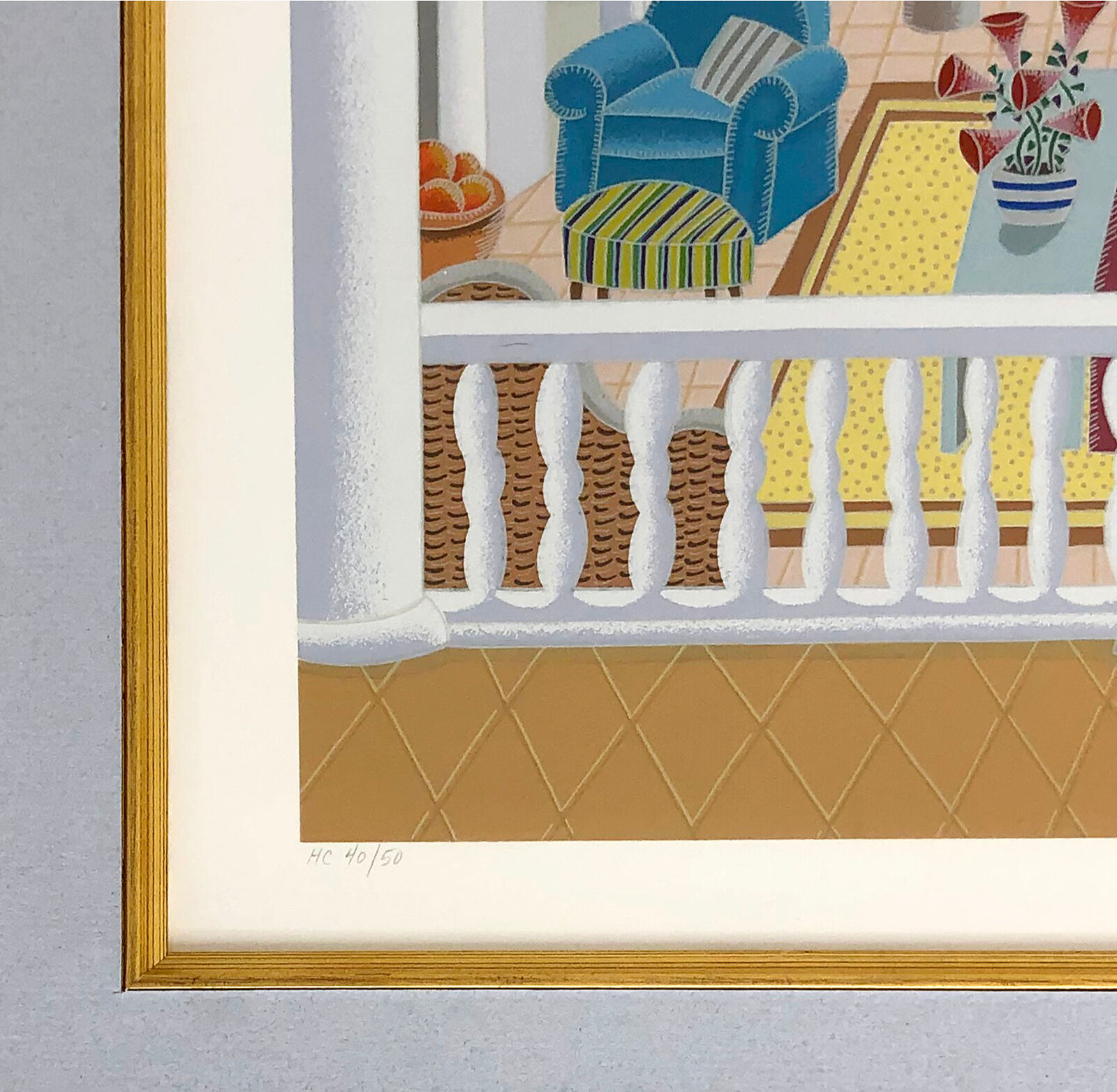 Artwork by Thomas McKnight, VILLA DEL MAR, Made of Screen Print 