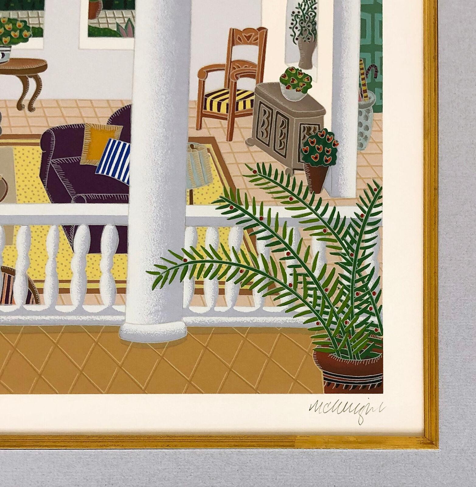 Artwork by Thomas McKnight, VILLA DEL MAR, Made of Screen Print 
