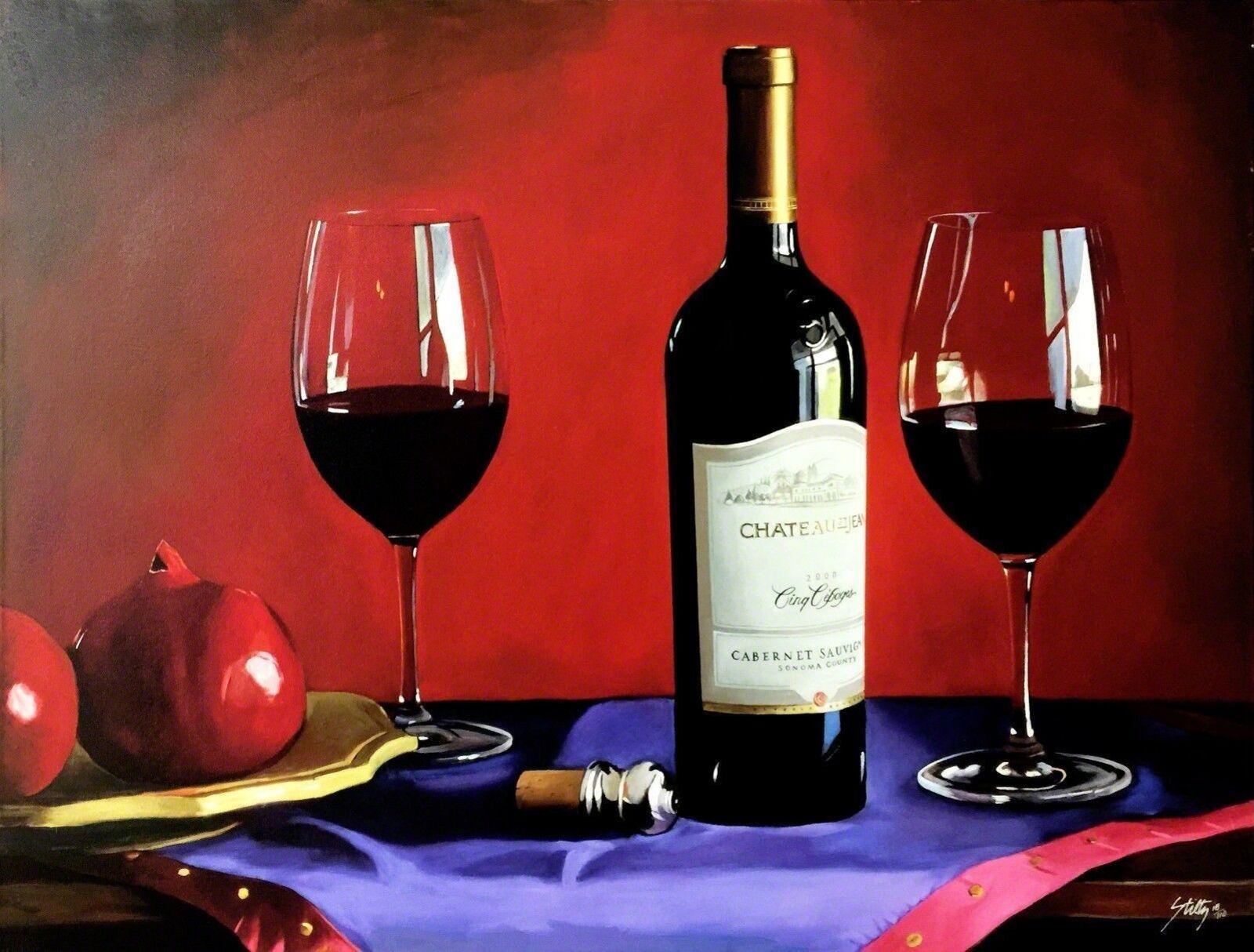 Artwork by Thomas Stiltz, CINO CEPAGES, Made of Giclee On Canvas 