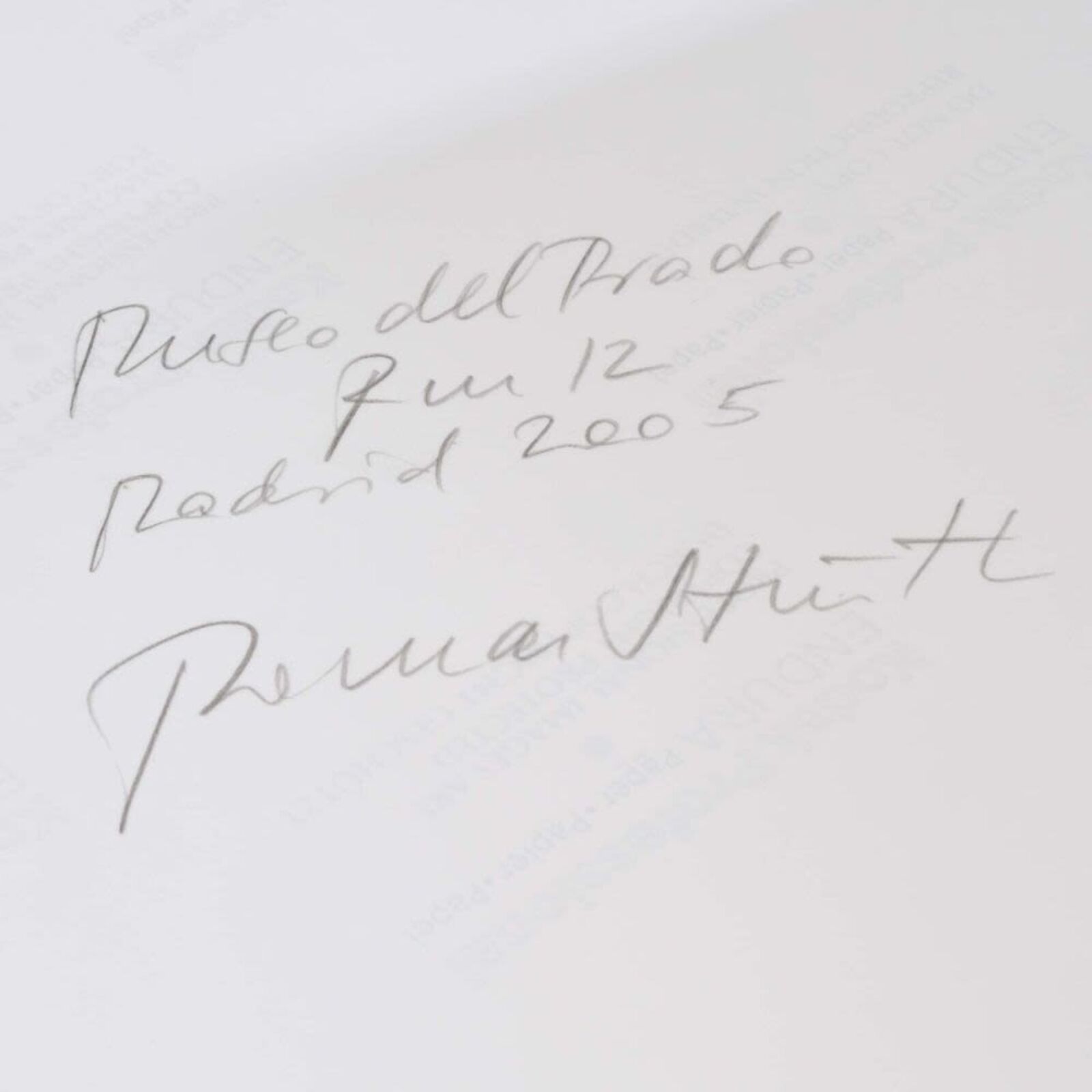 A group of people standing in front of a painting.