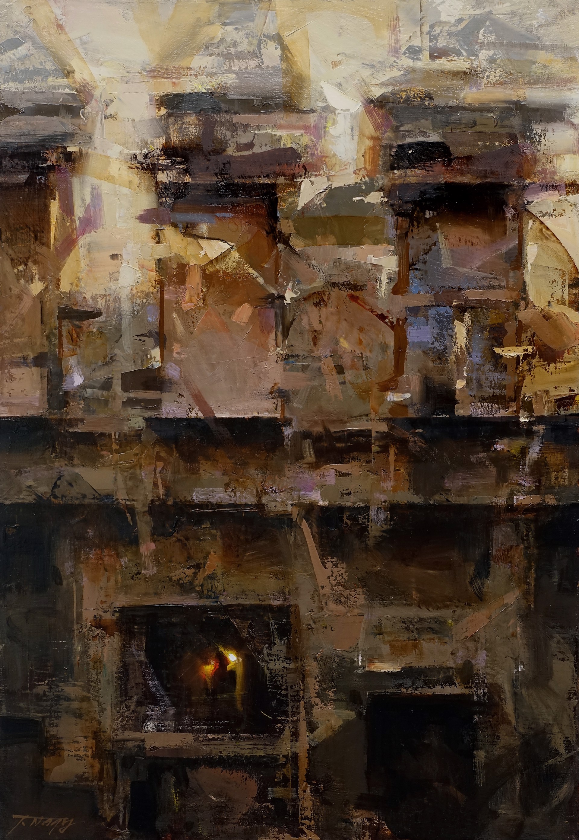 The Layers of Time by Tibor Nagy, 2024