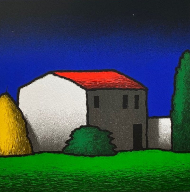Casale notturno by Tino Stefanoni, 1997