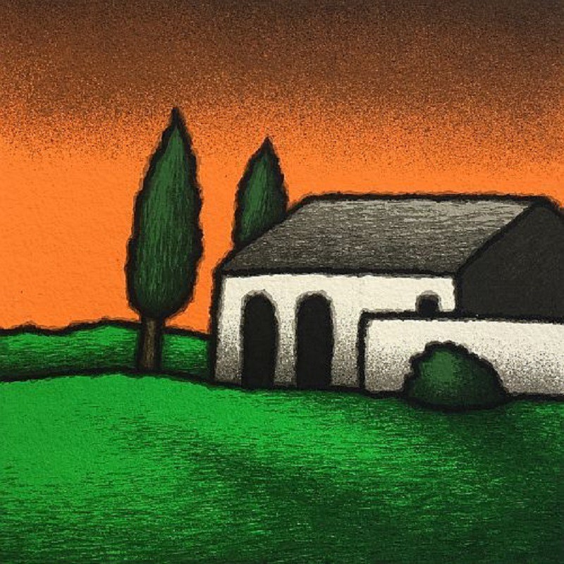 Casolare arancio by Tino Stefanoni, 1999
