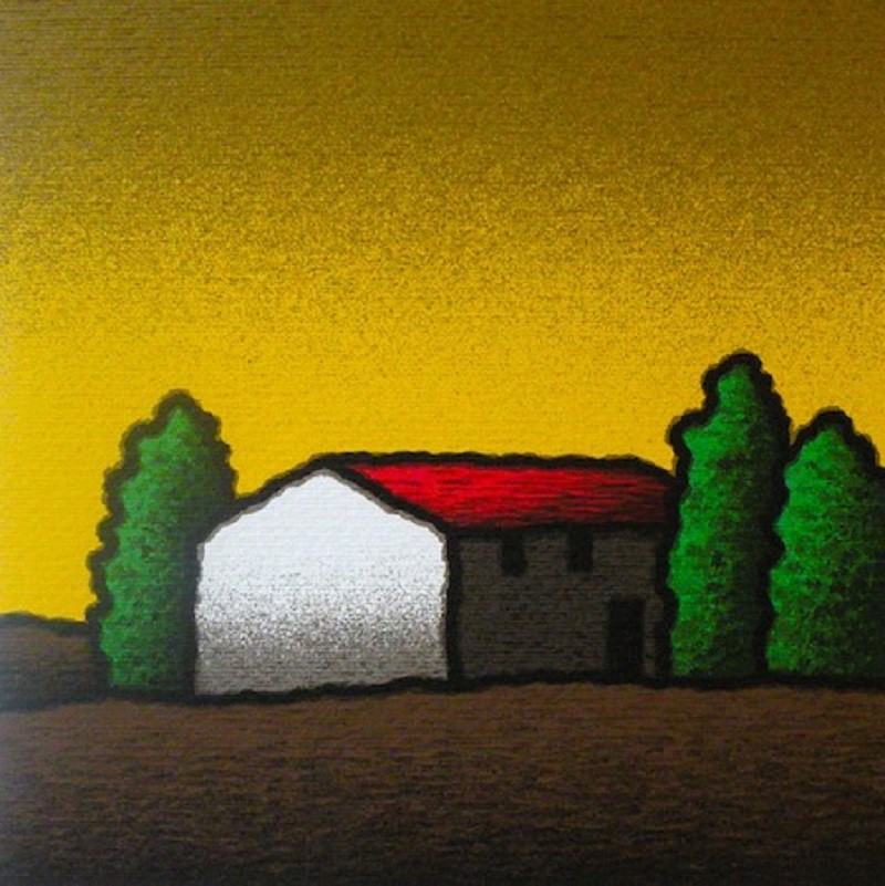 Casolare e campo by Tino Stefanoni, 1999