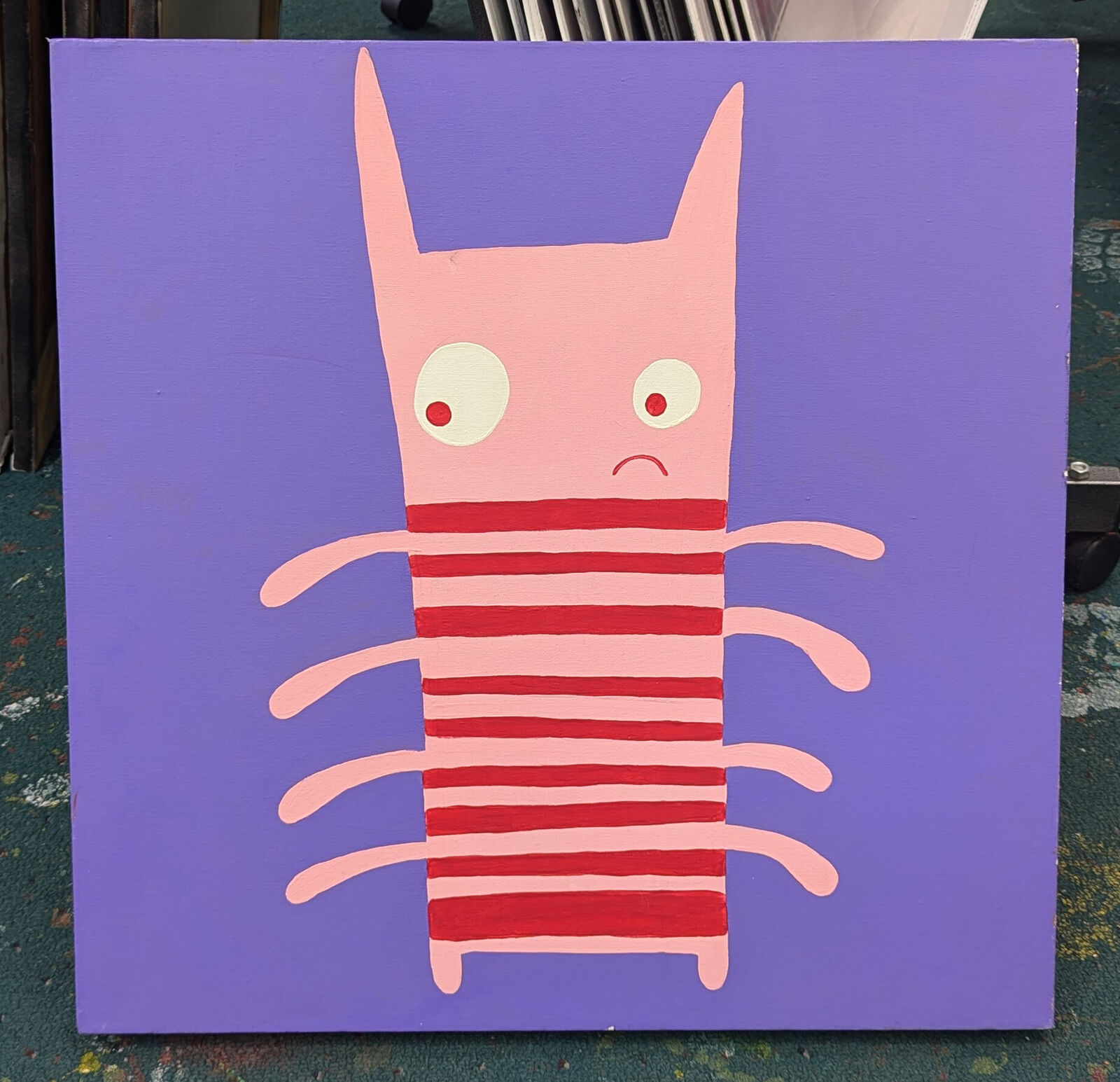 Artwork by Todd Goldman, Monsta (original painting on canvas), Made of Acrylic On Canvas 